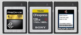CFexpress Type B Cards and Readers for the Nikon Z6 and Z7 